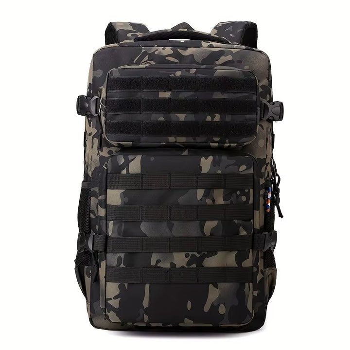 1 Pc Men'S Camouflage Backpack, Hiking and Camping Backpack, Largecapacity Multi-Layer Outdoor Sports Backpack