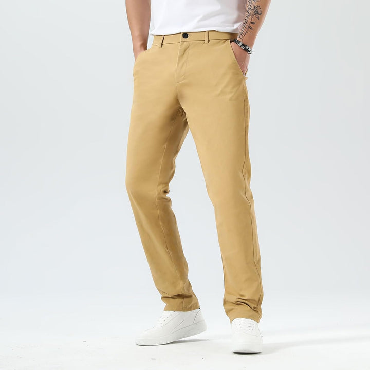 Men’S Slim Fit Khaki Pants Men’S Tapered Chino Pants