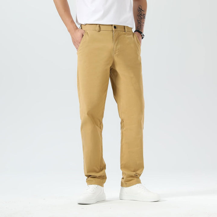 Men’S Slim Fit Khaki Pants Men’S Tapered Chino Pants