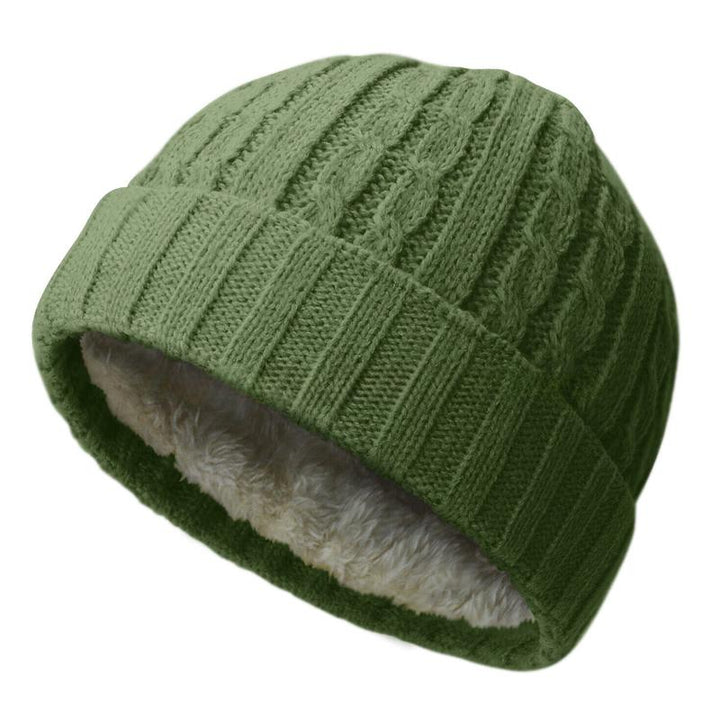 Mini Fisherman Short Beanie Hat Ribbed Docker Winter Warm Knitted Skull Cap Cuff