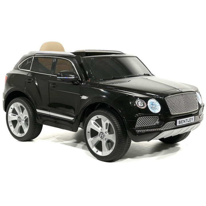 Bentley Bentayga 12V Power Children Ride-On Car Truck with R/C Parental Remote + MP3 USB Music Player + Leather Seat + LED Lights