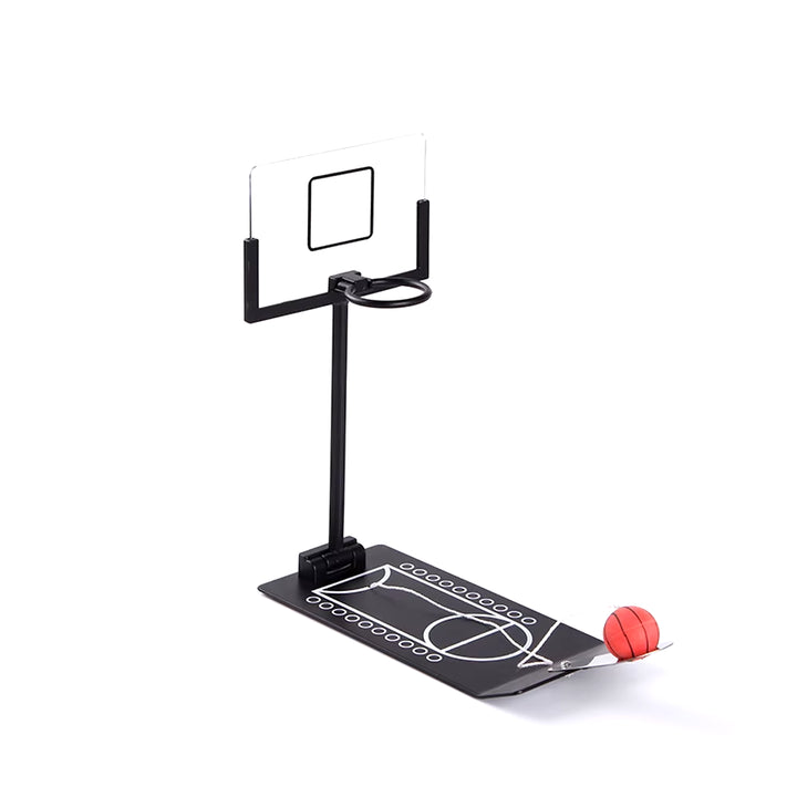 Stress Relief Toy Foldable Mini Basketball Game Office Desktop Table Basketball Birthday Gift for NBA CBA Lovers Training Toys