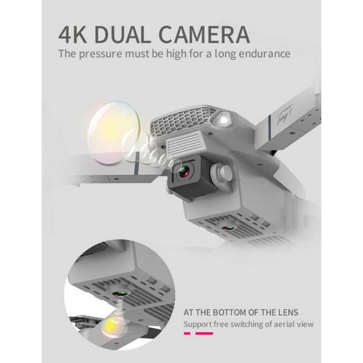 2024 New RC Drone 4K HD Wide Angle Camera Wifi FPV Dual Camera Quadcopter