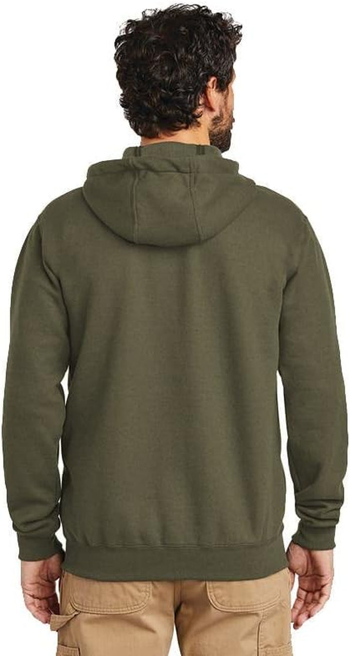 Men'S Loose Fit Midweight Full-Zip Sweatshirt