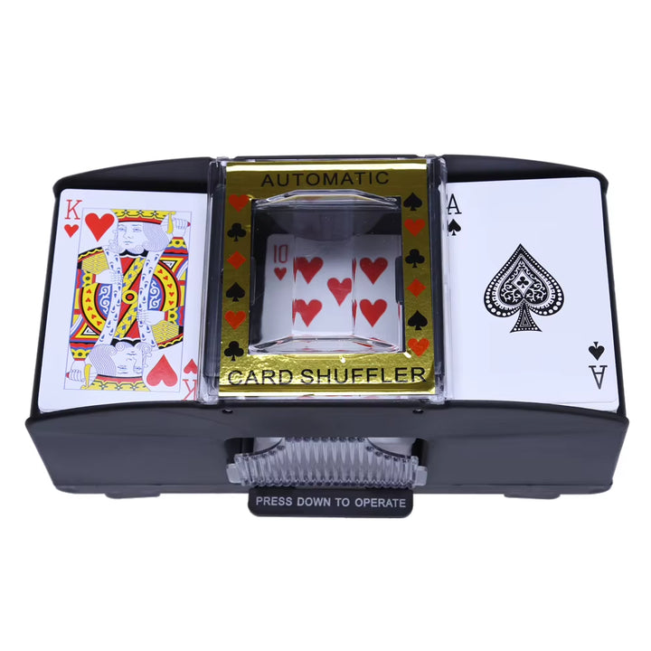 Automatic Card Shuffling Machin Board Game Hand Cranked Playing Card Shuffler Machine Funny Family Game Club Robot Card Shuffler