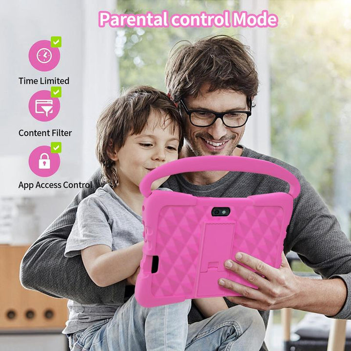 7-Inch Android 11 Tablet, 2+32GB Tablet with Parental Control, Durable Tablet with Handle and Protective Case, Tablet for Boys & Girls