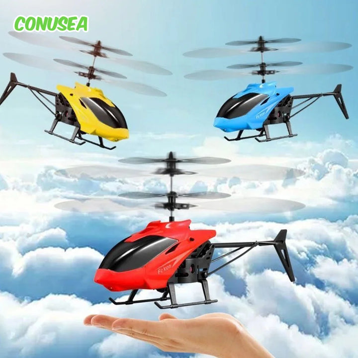 Flying Helicopter Drone Ufo Mini Guide Airplane Remote Control Rc Plane Helicopters Children Plastic Flashing Light Toys for Boy