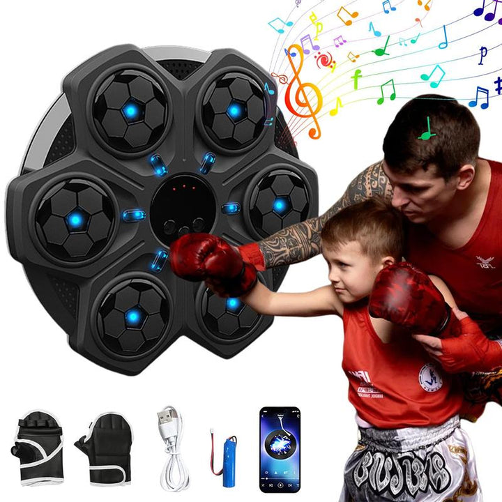 Smart Bluetooth-Compatible Boxing Machine, Wall Mounted Boxing Mat, Music Boxing Target, Home, Indoor, and Gym Boxing Music, Exercise Coordination, Boxing Pad, Boxing Equipment for Christmas Gift