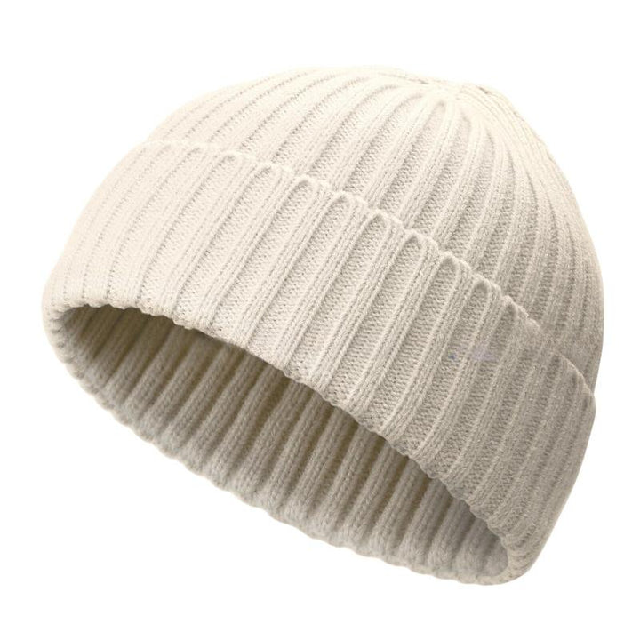 Mini Fisherman Short Beanie Hat Ribbed Docker Winter Warm Knitted Skull Cap Cuff