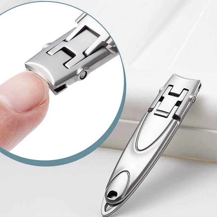 Ultra-Thin Portable Nail Clippers Stainless Steel Anti-Splash Nail Clippers Manicure Tools