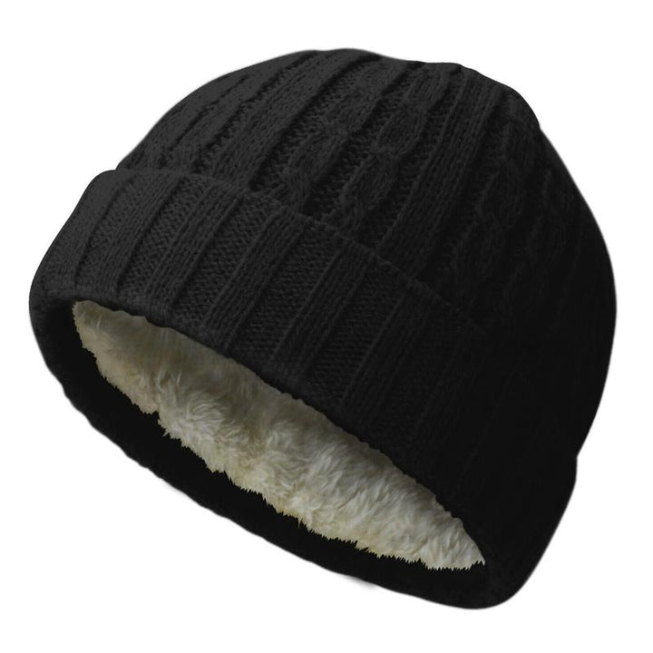 Mini Fisherman Short Beanie Hat Ribbed Docker Winter Warm Knitted Skull Cap Cuff