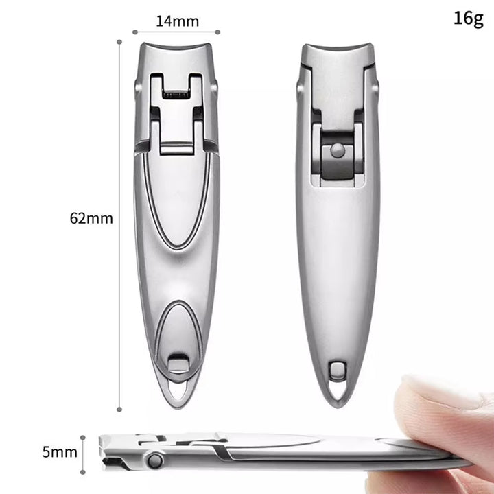 Ultra-Thin Portable Nail Clippers Stainless Steel Anti-Splash Nail Clippers Manicure Tools