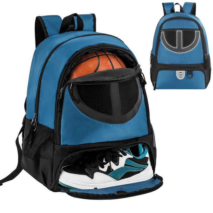 Basketball Backpack Sports Bags with Separate Ball Holder & Shoes Compartment, Best for Basketball, Soccer, Volleyball，Gym