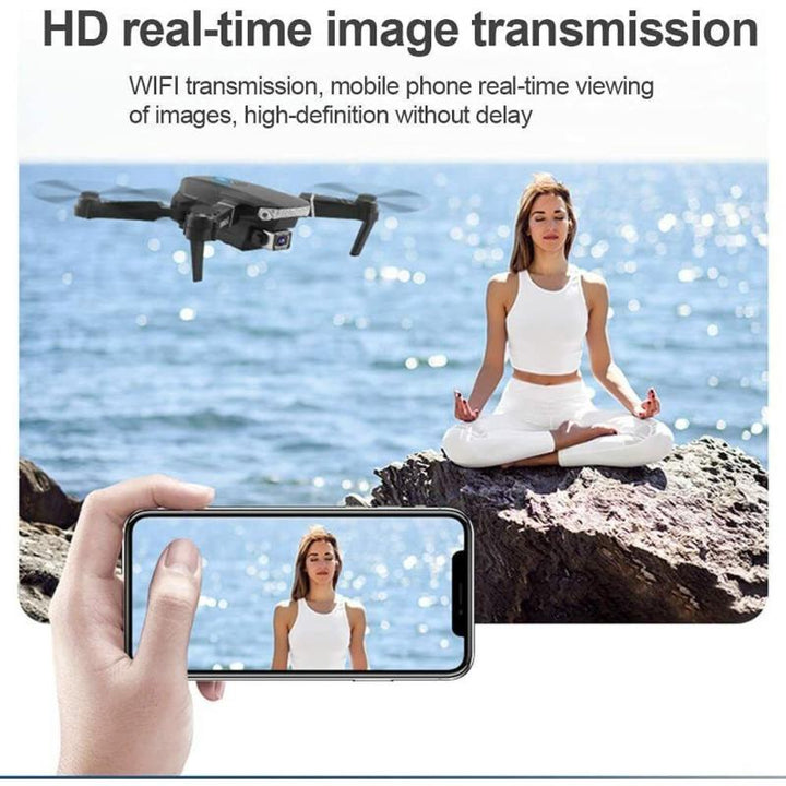 2024 New RC Drone 4K HD Wide Angle Camera Wifi FPV Dual Camera Quadcopter