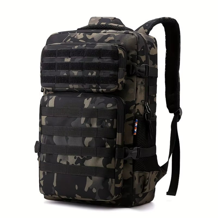 1 Pc Men'S Camouflage Backpack, Hiking and Camping Backpack, Largecapacity Multi-Layer Outdoor Sports Backpack