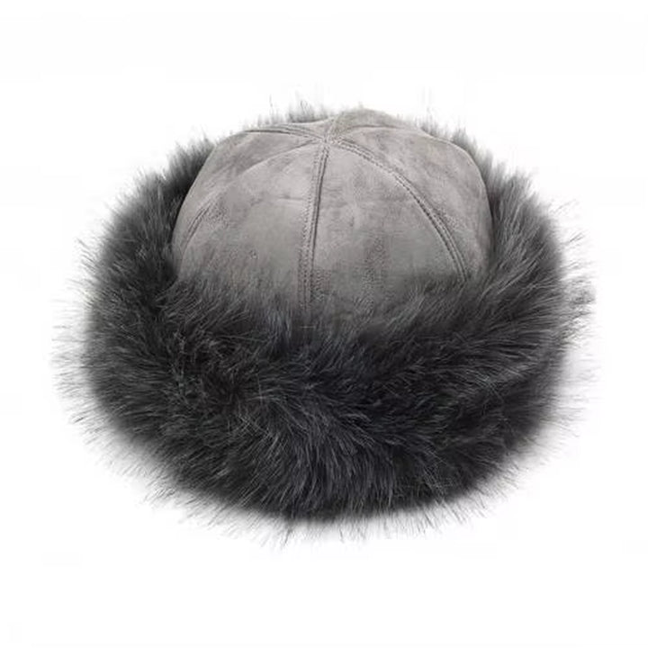 Thicken Warm Russian Winter Ski Hat Men Women Winter Faux Fur Suede Fluffy Beanie Fashion Ear Protector Snow Cap