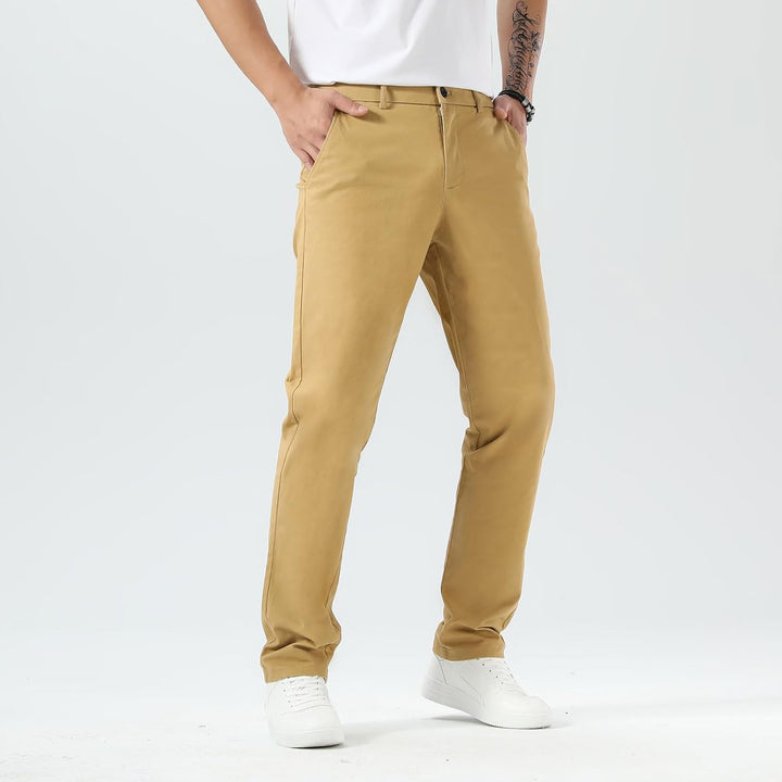 Men’S Slim Fit Khaki Pants Men’S Tapered Chino Pants