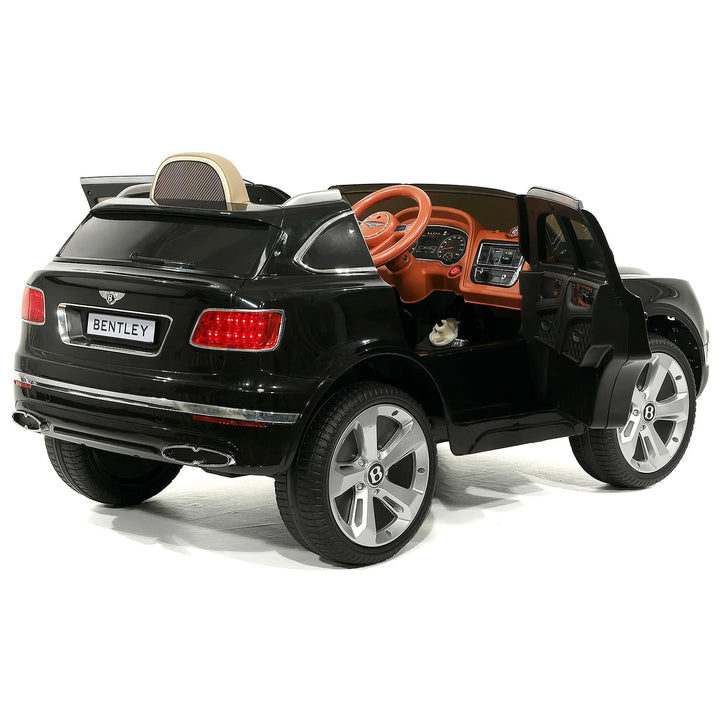 Bentley Bentayga 12V Power Children Ride-On Car Truck with R/C Parental Remote + MP3 USB Music Player + Leather Seat + LED Lights