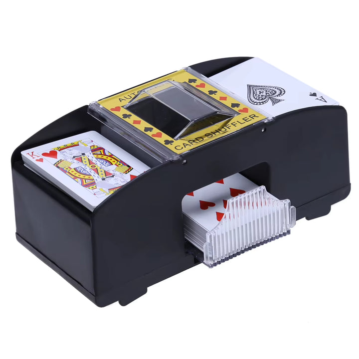 Automatic Card Shuffling Machin Board Game Hand Cranked Playing Card Shuffler Machine Funny Family Game Club Robot Card Shuffler