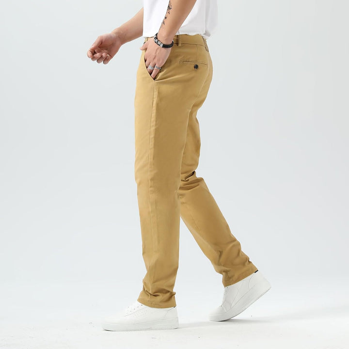 Men’S Slim Fit Khaki Pants Men’S Tapered Chino Pants