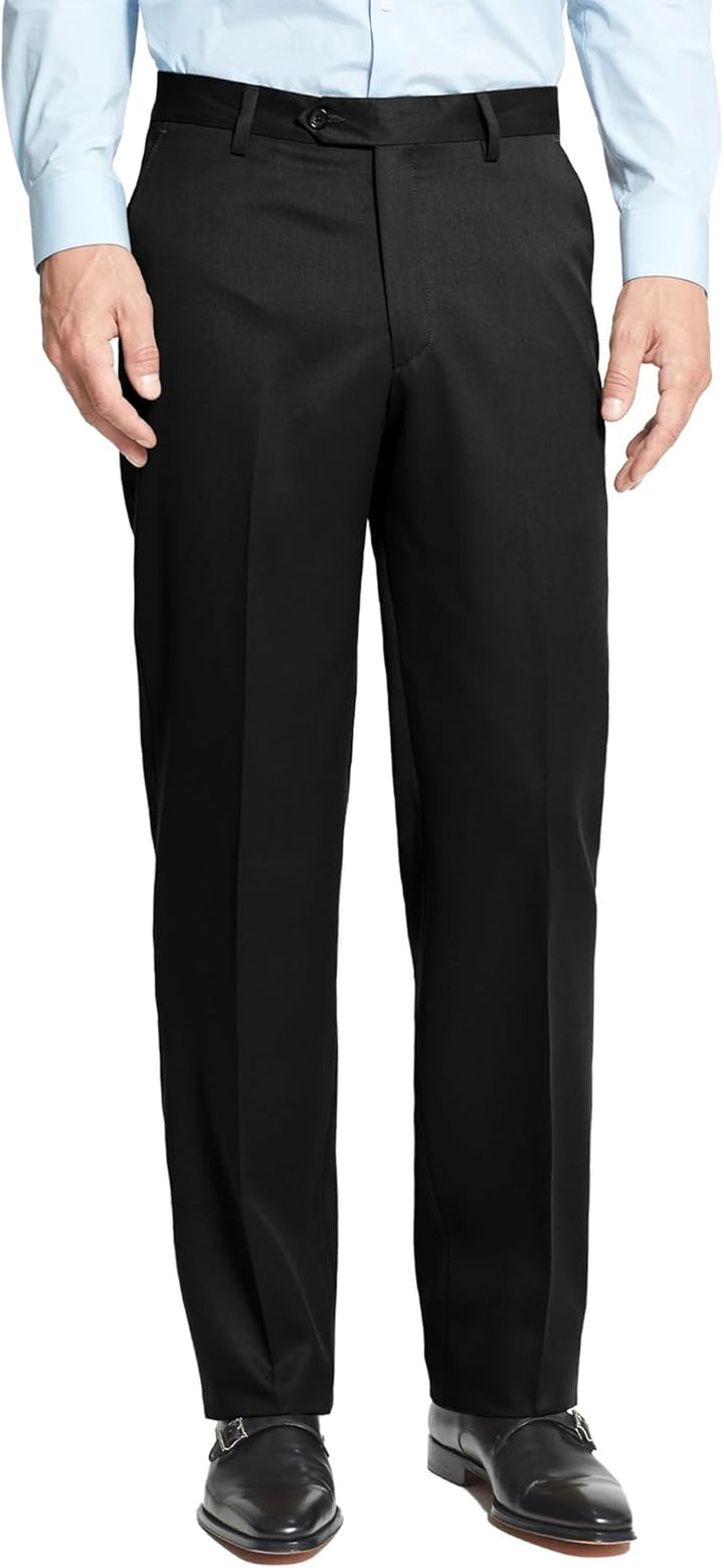 Men'S Cozy Hidden Expandable Waist Dress Pants | Premium Stretch Texture Weave Work to Weekend Pant