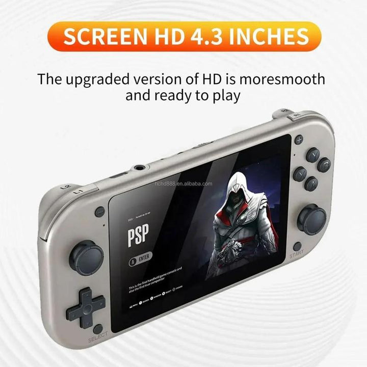 M17 Handheld Game Console, 4.3" IPS Screen Linux System Retro Game Player, Portable Rechargeable Game Console with 20000+ Classics Games, Gaming Products