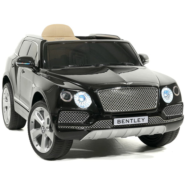 Bentley Bentayga 12V Power Children Ride-On Car Truck with R/C Parental Remote + MP3 USB Music Player + Leather Seat + LED Lights