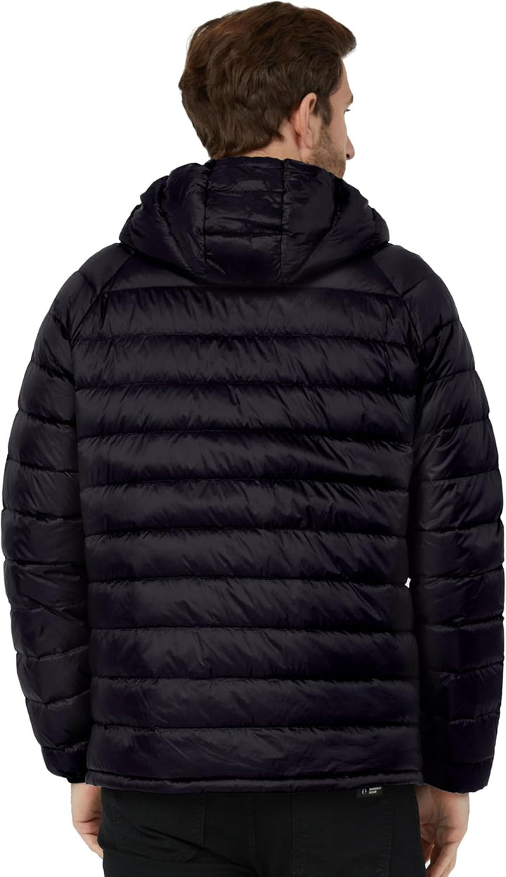 Men'S Lightweight Winter Jackets Warm Puffer Jacket Quilted Winter Coat with Hood