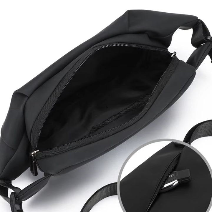 Men Minimalist Outdoor Sports Running Jogging Waist Bag Man Waterproof Fanny Pack Stylish Cross Body Belt Bag Waist Bag for Men