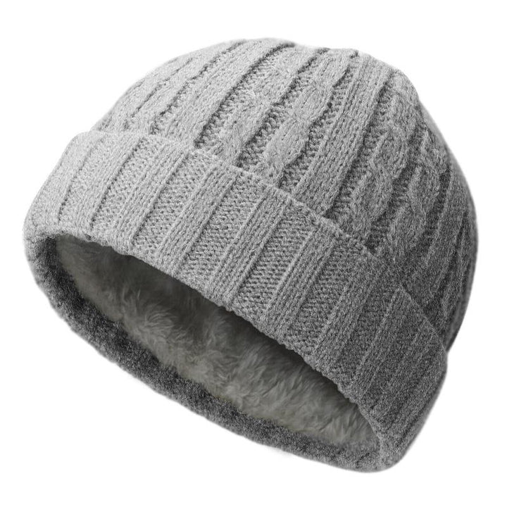 Mini Fisherman Short Beanie Hat Ribbed Docker Winter Warm Knitted Skull Cap Cuff