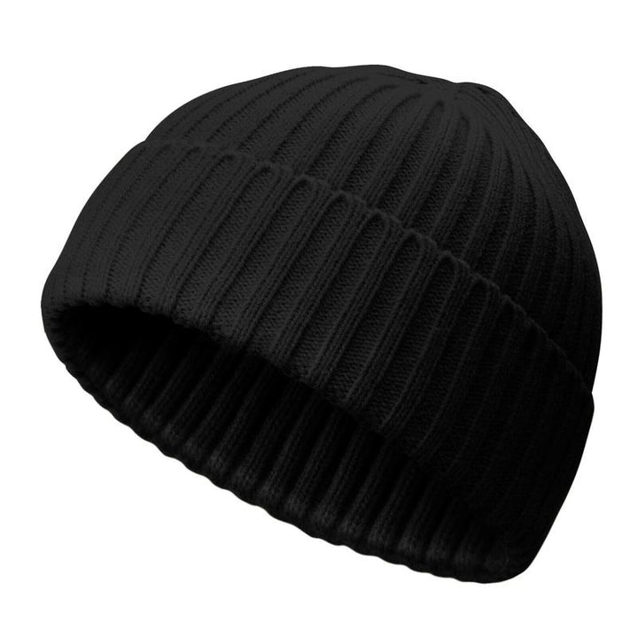 Mini Fisherman Short Beanie Hat Ribbed Docker Winter Warm Knitted Skull Cap Cuff