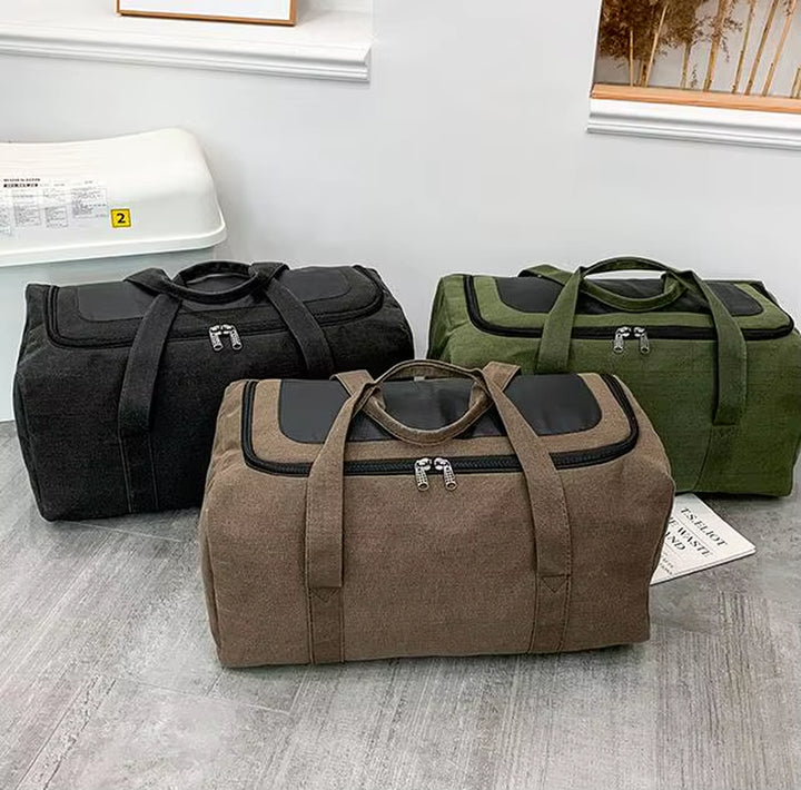 Men Travel Bags Large Capacity Luggage Women Travel Duffle Bags Canvas Big Travel Tote Handbag Folding Trip Bag