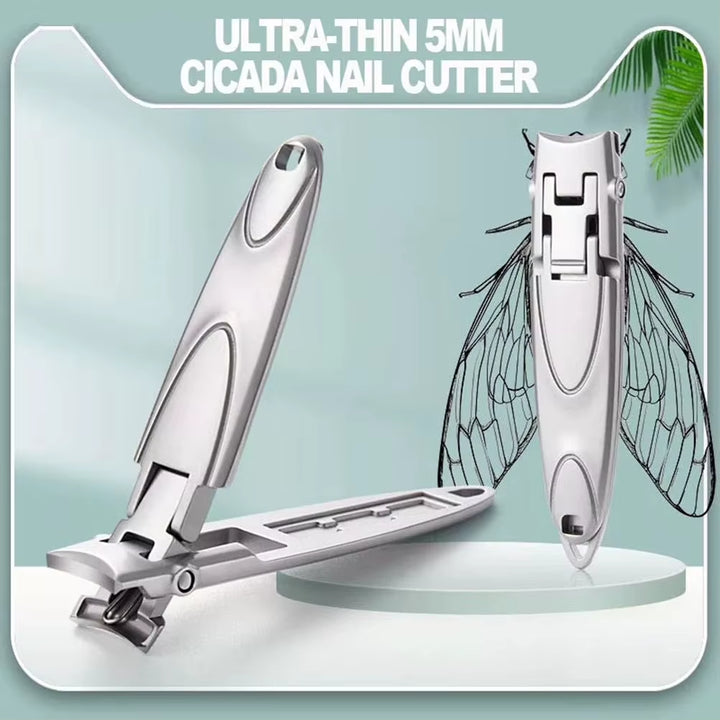 Ultra-Thin Portable Nail Clippers Stainless Steel Anti-Splash Nail Clippers Manicure Tools