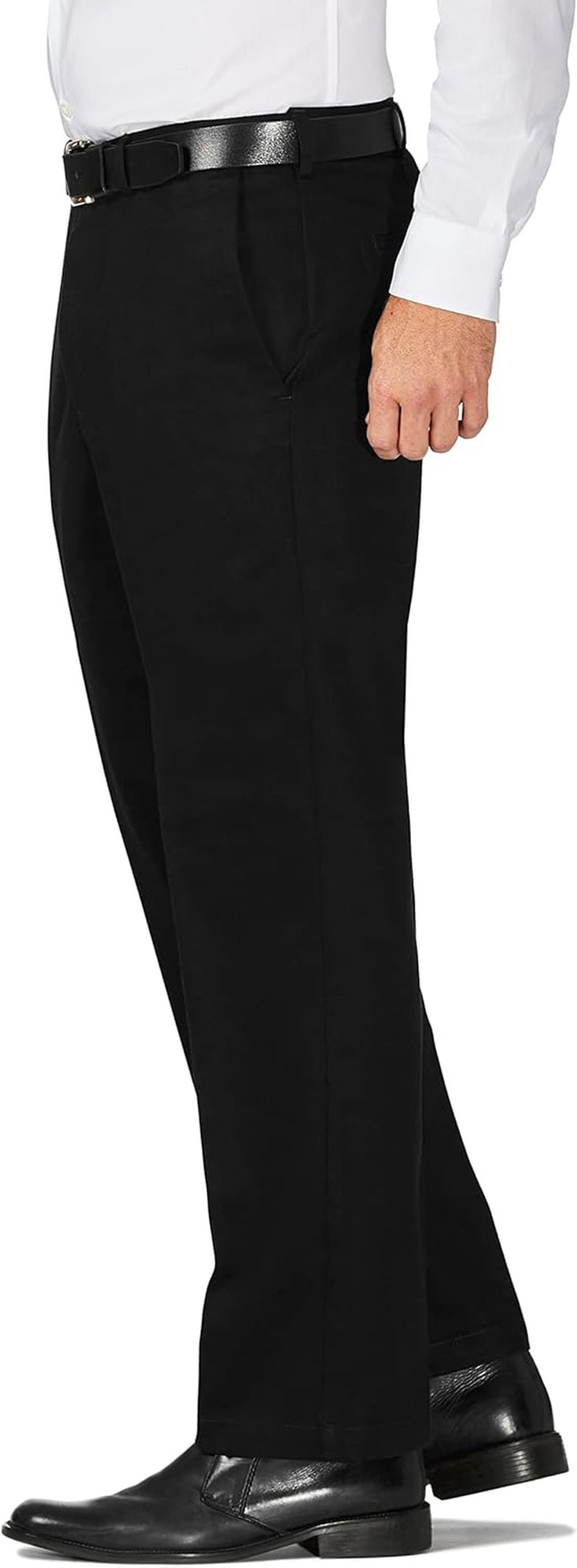 Men'S Work to Weekend Hidden Expandable Waist Classic Fit Flat Front Pant