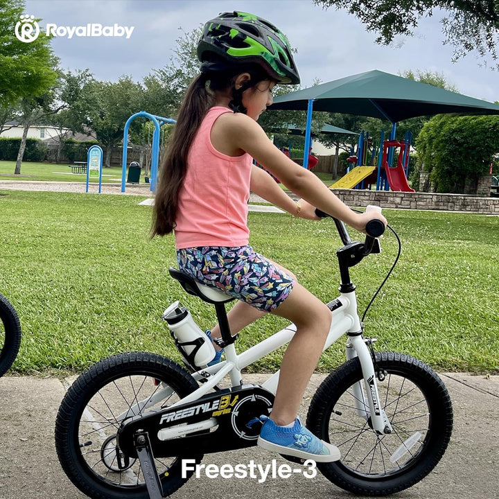 Freestyle Kids Bike 12 14 16 18 20 Inch Bicycle, Training Wheels or Kickstand Available, for Boys Girls Ages 3+ Years, Multiple Colors