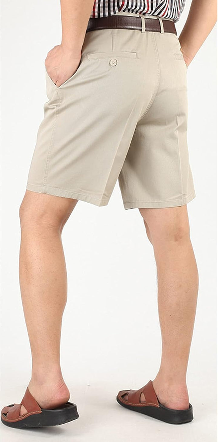 Men'S Classic Weekend Oxford Pleated Front Golf Shorts