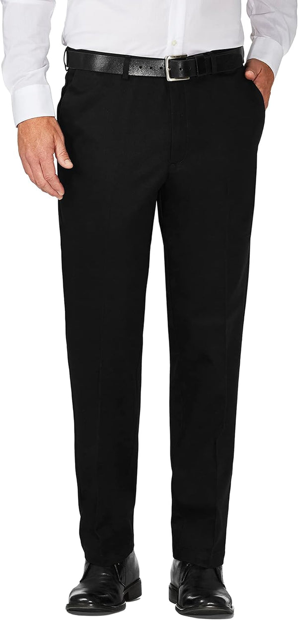 Men'S Work to Weekend Hidden Expandable Waist Classic Fit Flat Front Pant