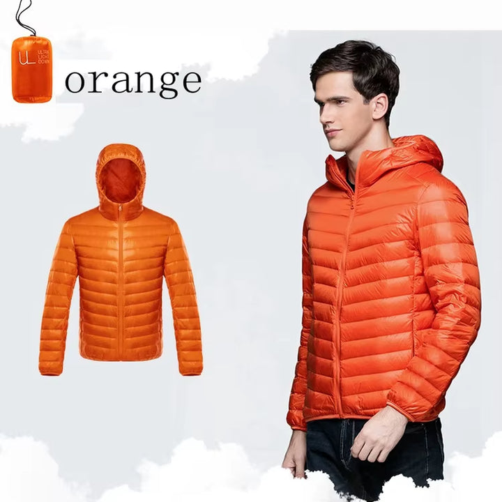 Plus Size down Coats 10XL 11XL Duck down Jacket Men Autumn Winter Jacket Men Hooded Waterproof down Jackets Male Warm down Coat