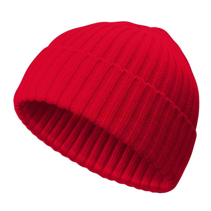 Mini Fisherman Short Beanie Hat Ribbed Docker Winter Warm Knitted Skull Cap Cuff