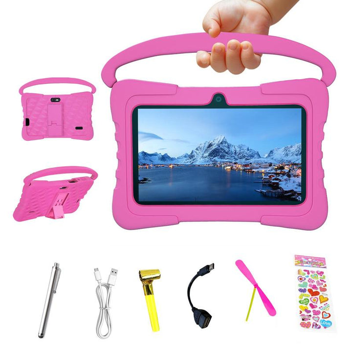 7-Inch Android 11 Tablet, 2+32GB Tablet with Parental Control, Durable Tablet with Handle and Protective Case, Tablet for Boys & Girls