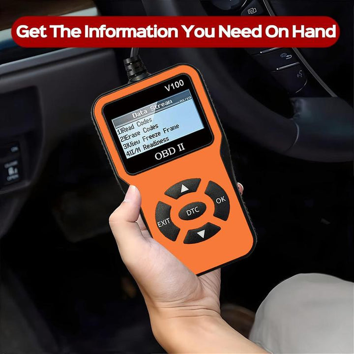 OBD2 Scanner, OBD2 Engine Fault Detector, Comprehensive Code Reader, Advanced Scan Tool for 1996+ Cars, Car Diagnostic Tool