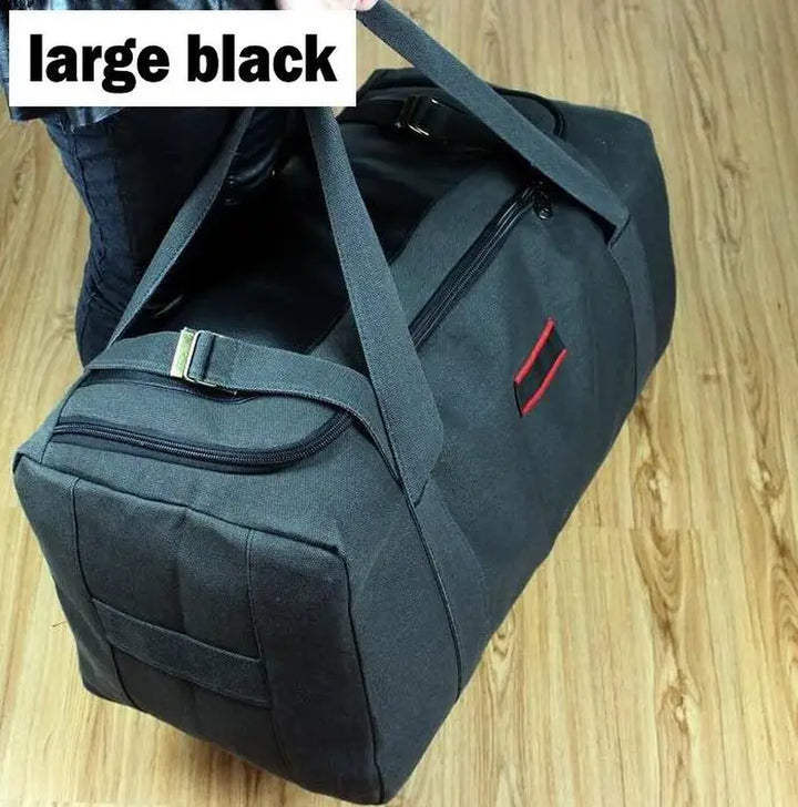 Men Travel Bags Large Capacity Women Luggage Travel Duffle Bags Canvas Big Travel Handbag Folding Trip Bag Waterproof