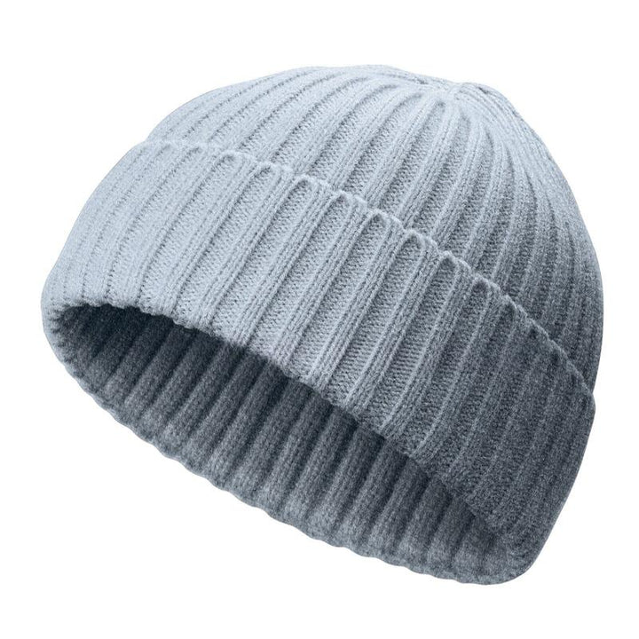 Mini Fisherman Short Beanie Hat Ribbed Docker Winter Warm Knitted Skull Cap Cuff