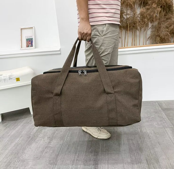 Men Travel Bags Large Capacity Luggage Women Travel Duffle Bags Canvas Big Travel Tote Handbag Folding Trip Bag